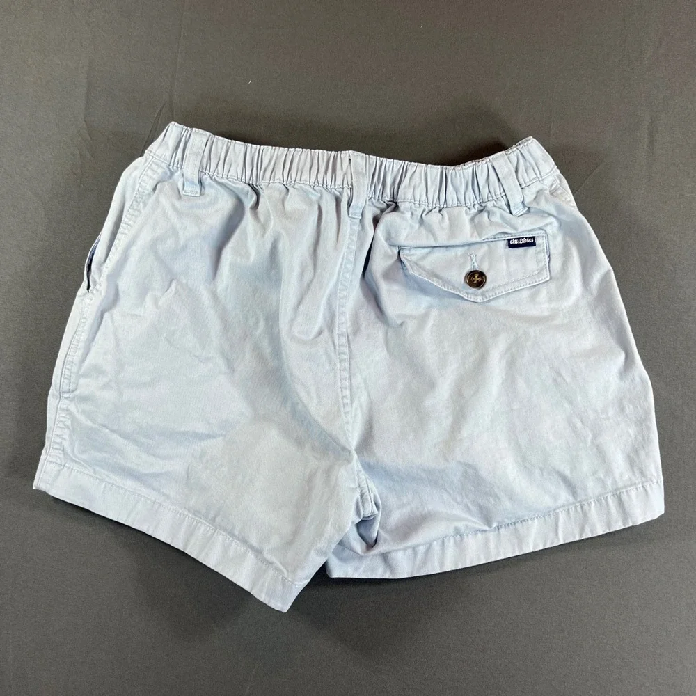 Chubbies Everywear Shorts Mens Small Light Blue 4 Inch Inseam Regular Fit